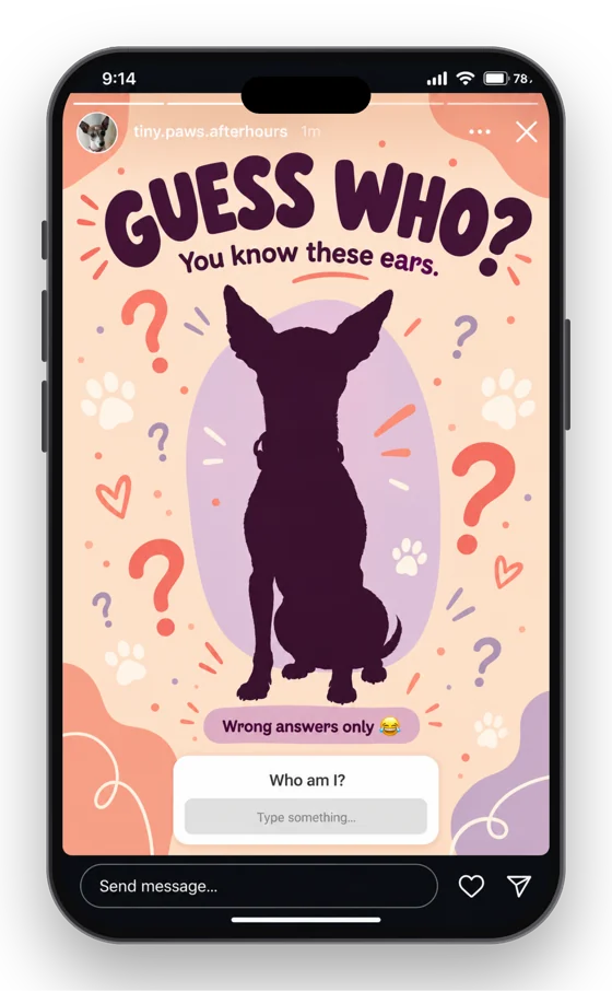 Easy-going take: guess who